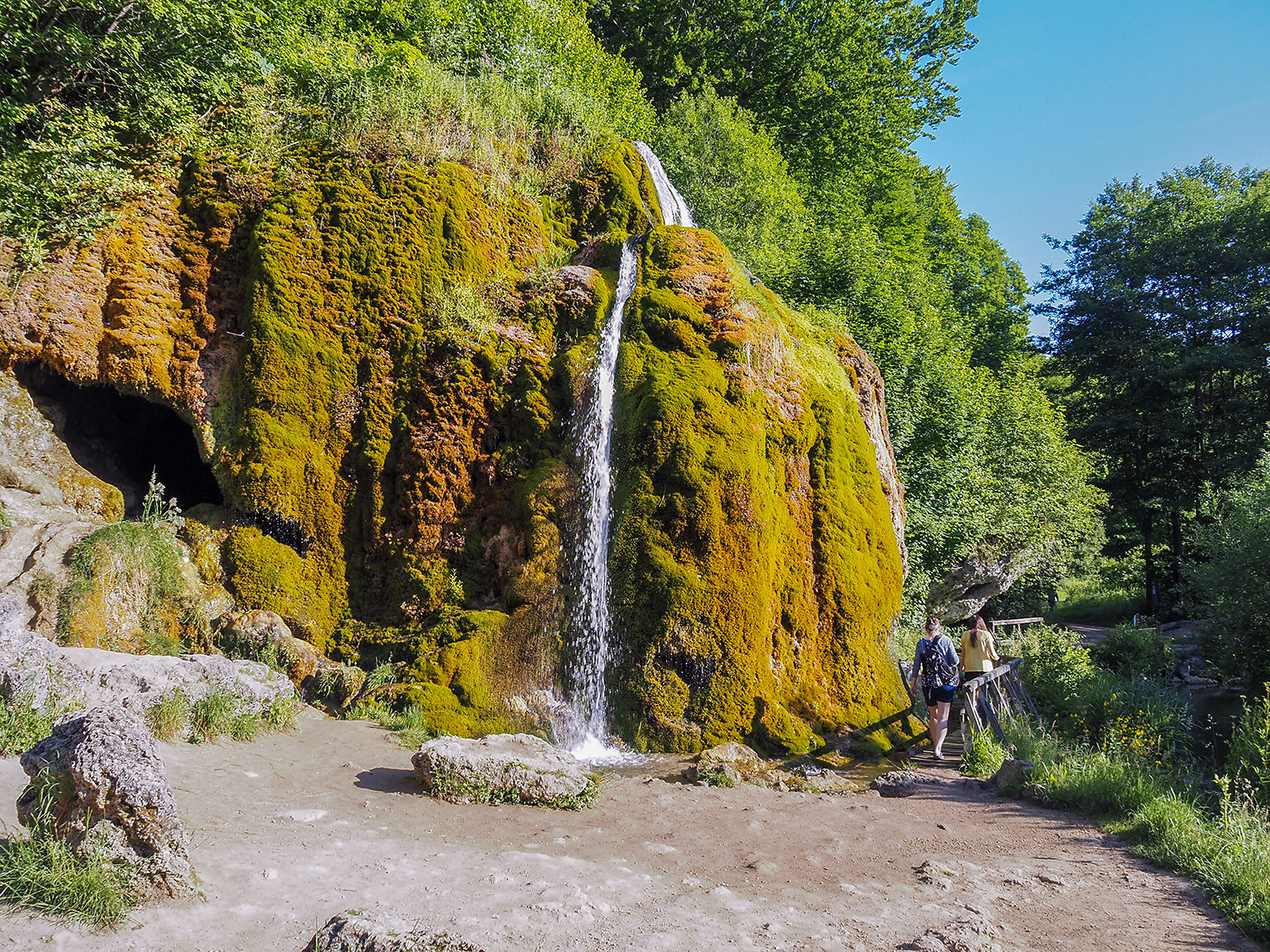 Wasserfall Dreimühlen bei Niederehe in der Eifel
